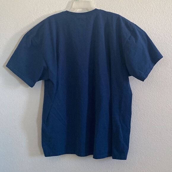 VANS Men’s “ Waffles Del Sole” Blue 100% Thick Cotton T Shirt Size XXL - Picture 3 of 3